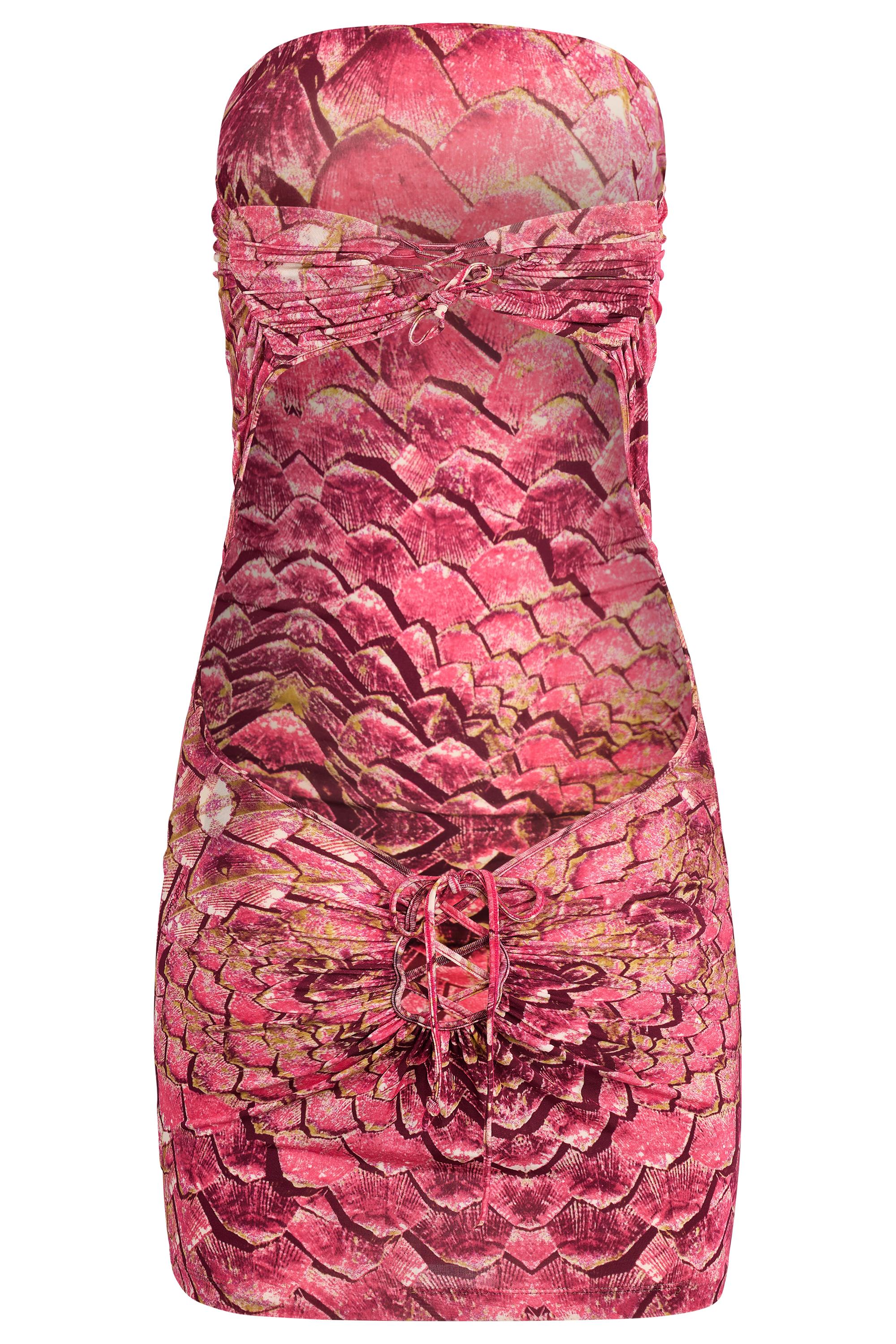Conjunto Vintage Just Cavalli S/S 2007 Falda Rosa Estampado Animal en venta 1