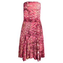 Conjunto Vintage Just Cavalli S/S 2007 Falda Rosa Estampado Animal