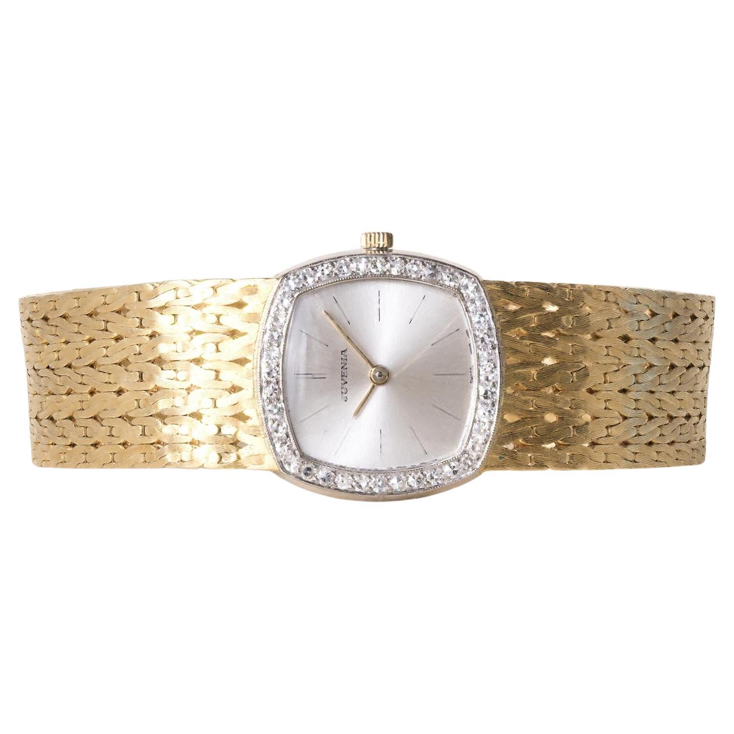 Reloj vintage Juvenia de diamantes para mujer