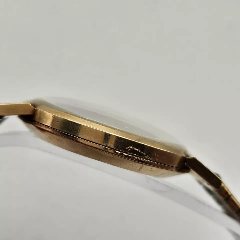 Vintage JW Benson London W1 9ct Gold Gents Wristwatch 17 Jewels For Sale 1