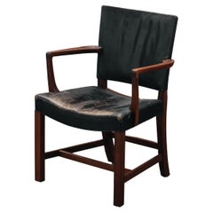 Vintage Kaare Klint Barcelona Arm Chair From Denmark, Circa 1950