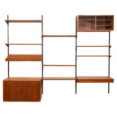 Vintage Kai Kristansen Teak Wall System w/ Desk & Chair