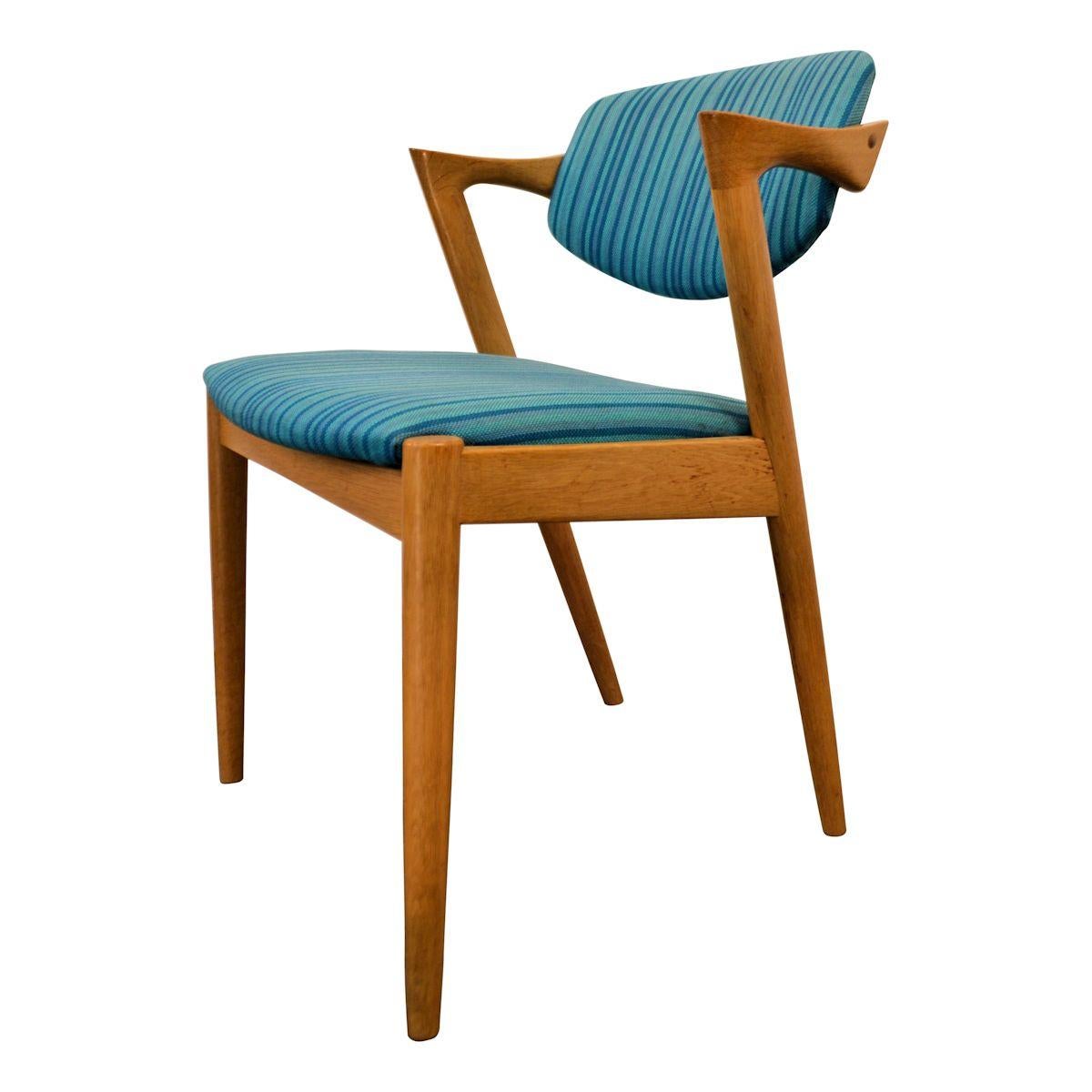 Vintage Kai Kristiansen #42 Oak Dining Chairs 3