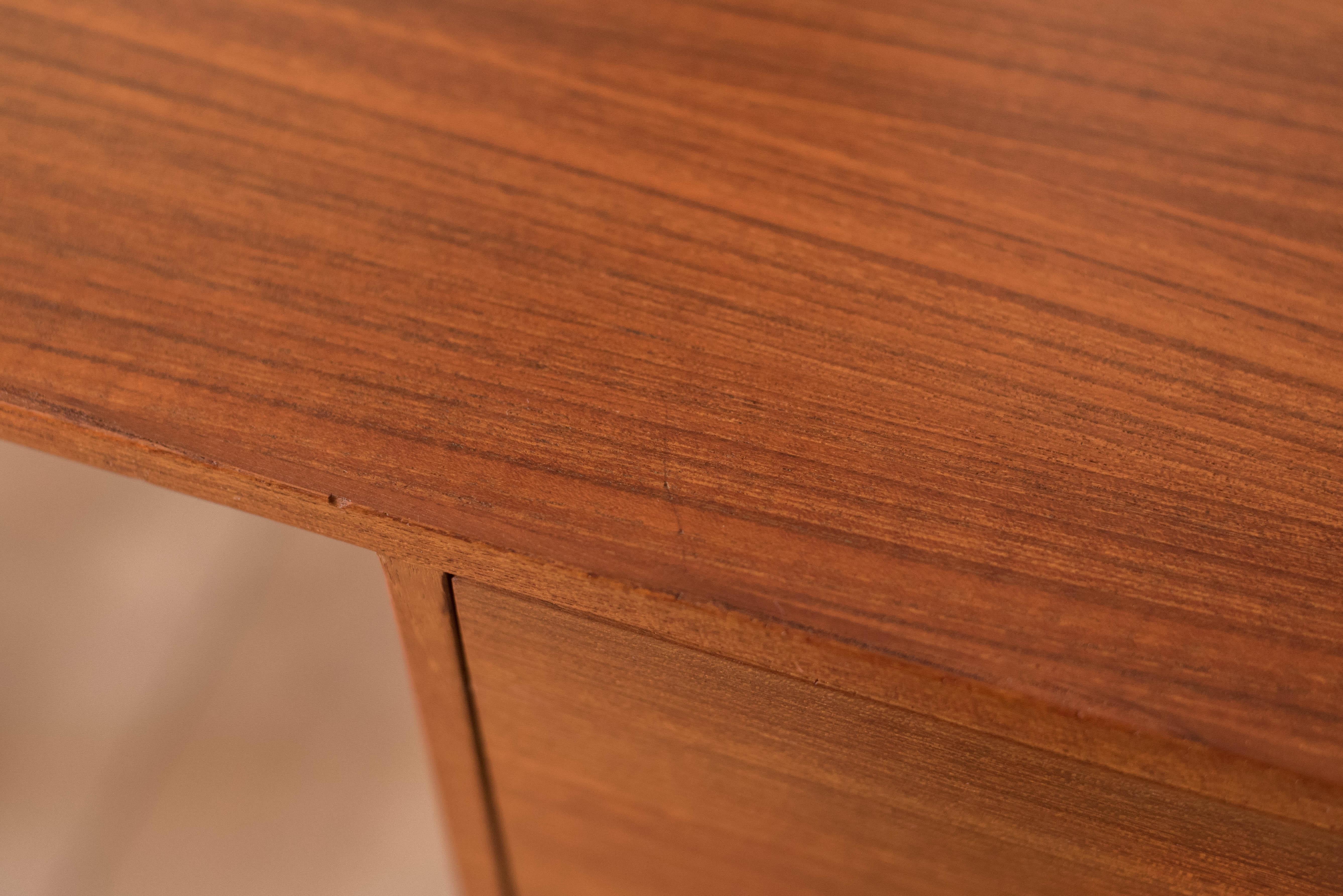 Vintage Kai Kristiansen Danish Modern Teak Vanity for Aksel Kjersgaard For Sale 11