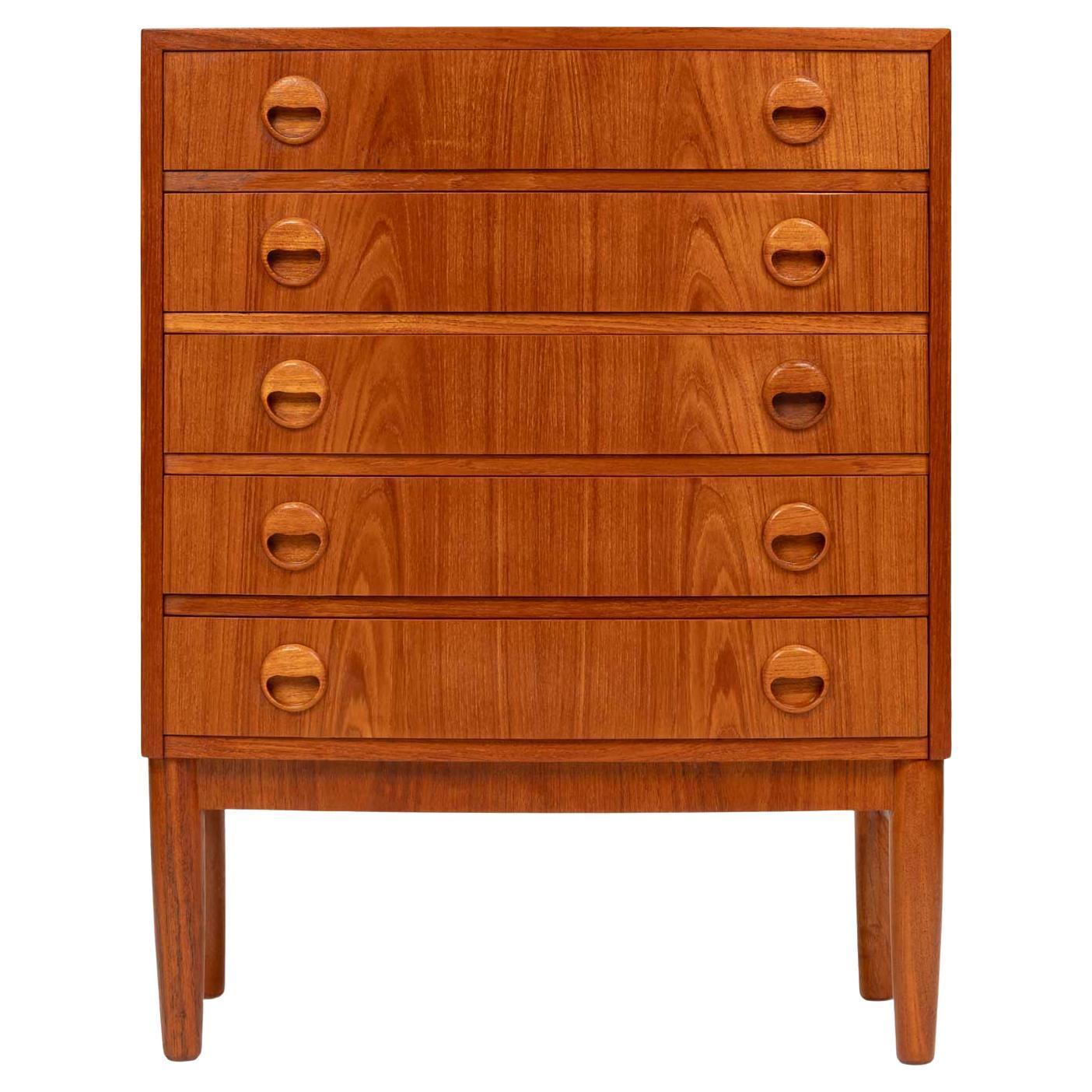Vintage Kai Kristiansen Teak Entry Chest / Nightstand 1960s