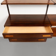 Vintage Kai Kristiansen's FM Reolsystem Shelving System in Rosewood 1960s