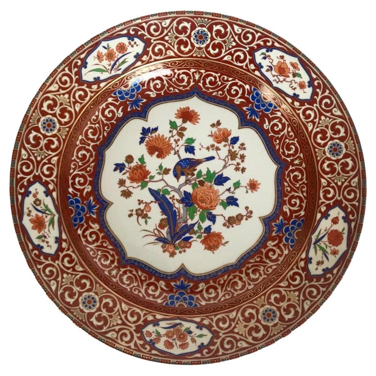 Vintage Kaiser Plate Ming Orange Porzellan Wandteller, Deutschland im Angebot bei 1stDibs Deutschland