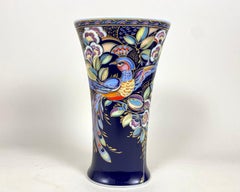Vintage Kaiser Vase Design Nossek Porcelain "Caribbean" Germany, 1980s