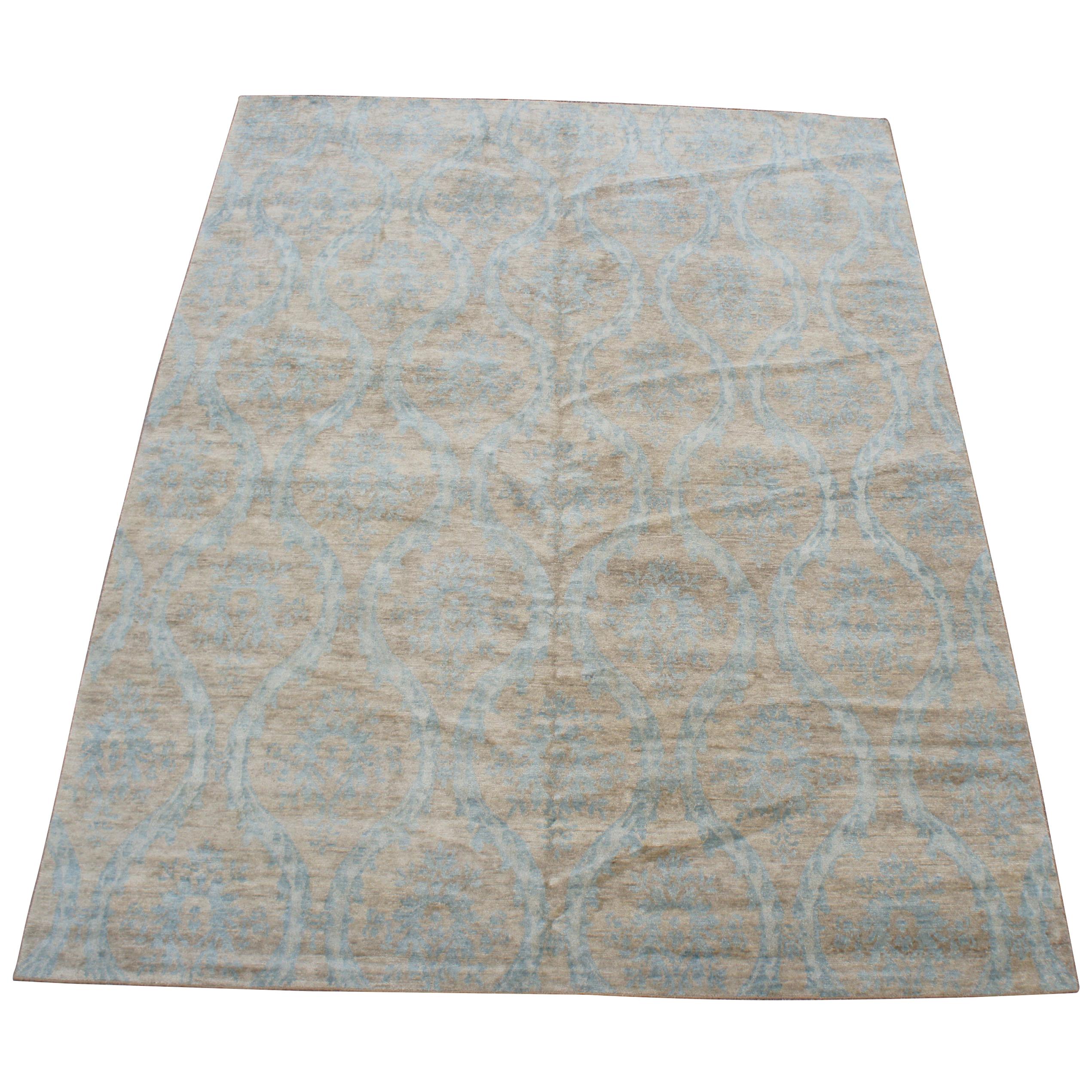 Vintage Kalaty Royal Manner Derbyshire 100% Wool Area Rug Carpet India