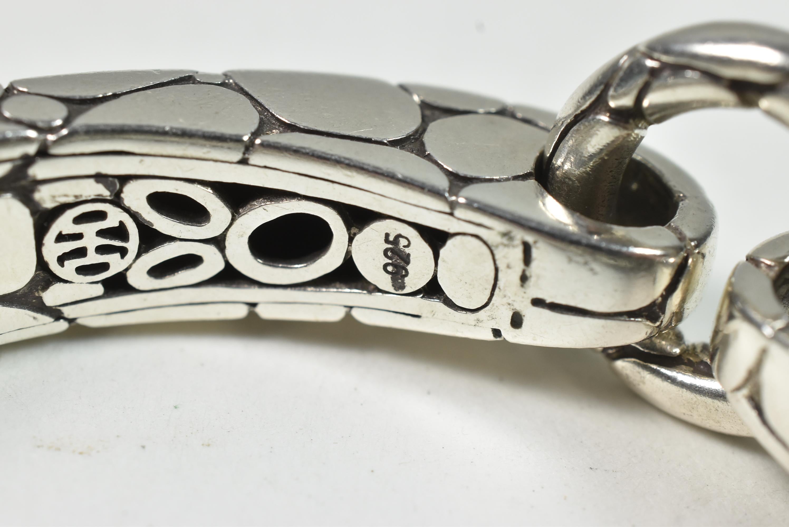 North American Vintage Kali Pebble Sterling Silver Bracelet by John Hardy For Sale