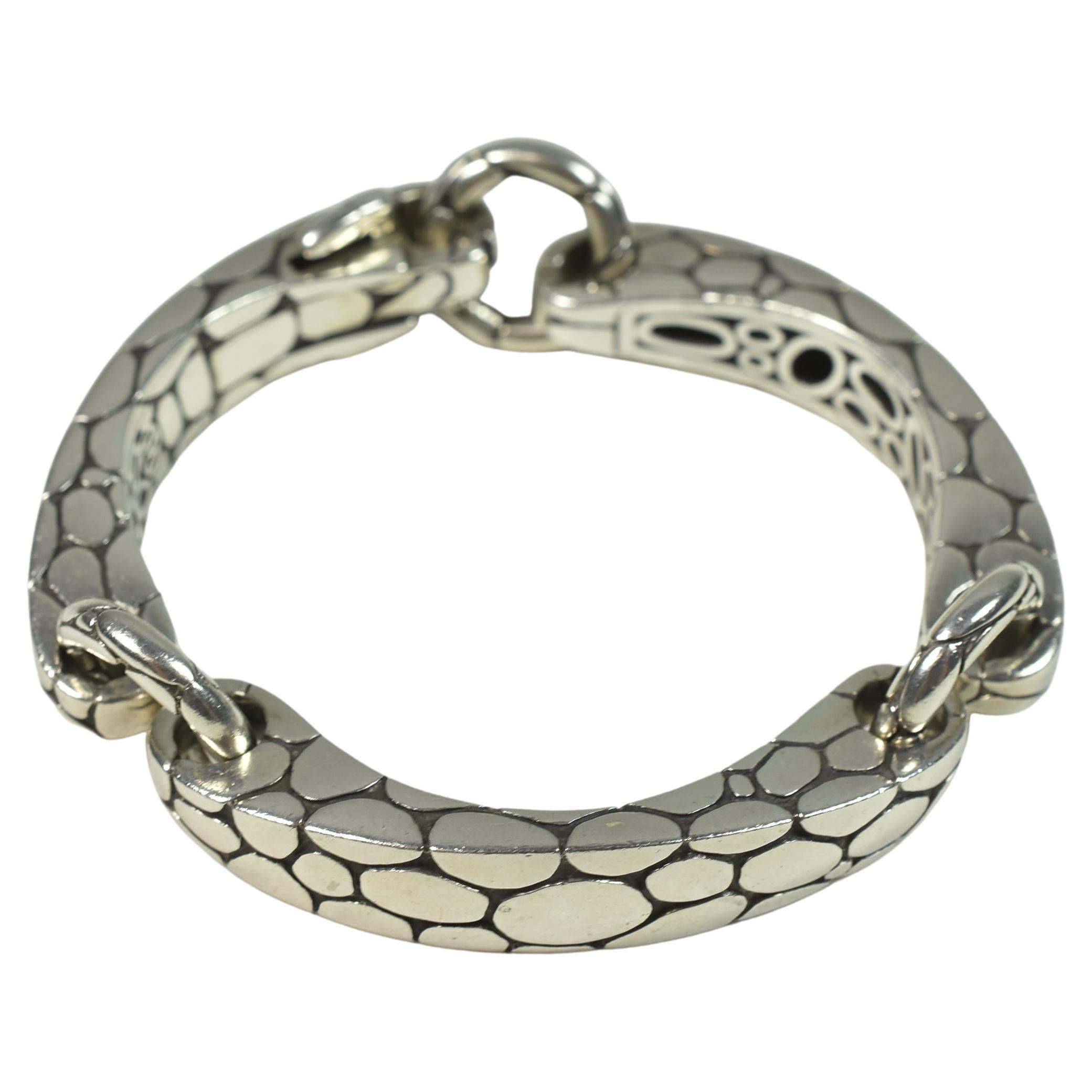 Bracelet vintage Kali Pebble en argent sterling par John Hardy