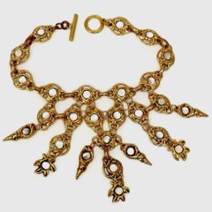 Vintage KALINGER PARIS Mother Of Pearl Necklace
