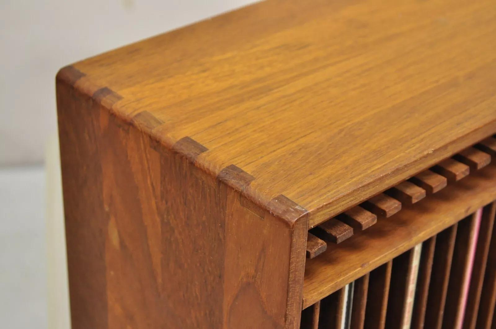 kalmar designs teak wood cd shelf