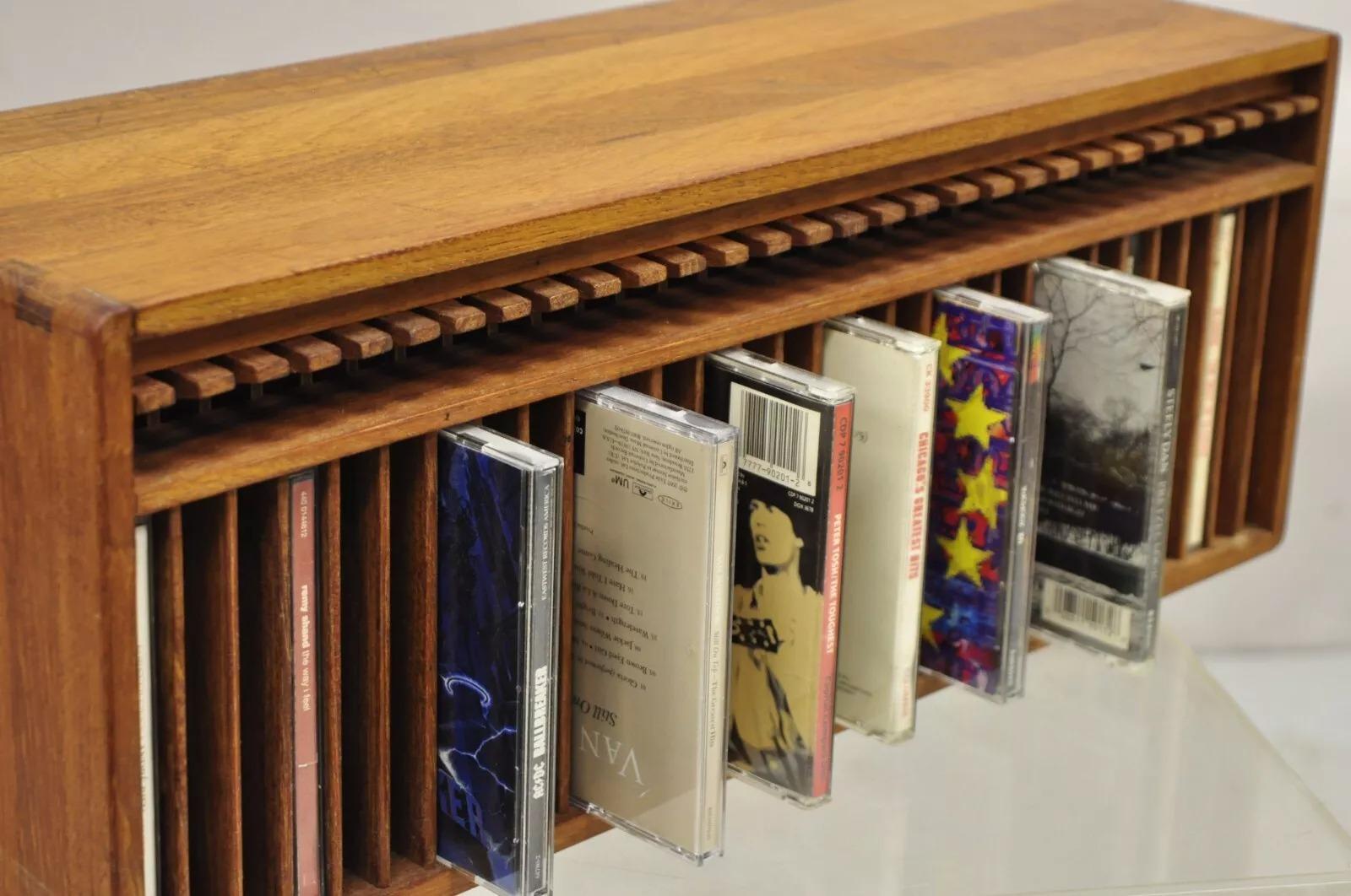 kalmar designs teak cd holder