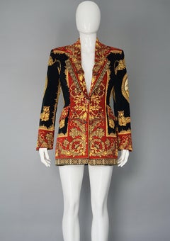 Vintage KAMOSHO PARIS Velvet Opulent Baroque Jacket