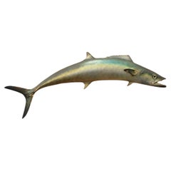 Vintage Kanadi Kingfish Mackerel Fish Replica Wall Mount Taxidermy Fishing Decor