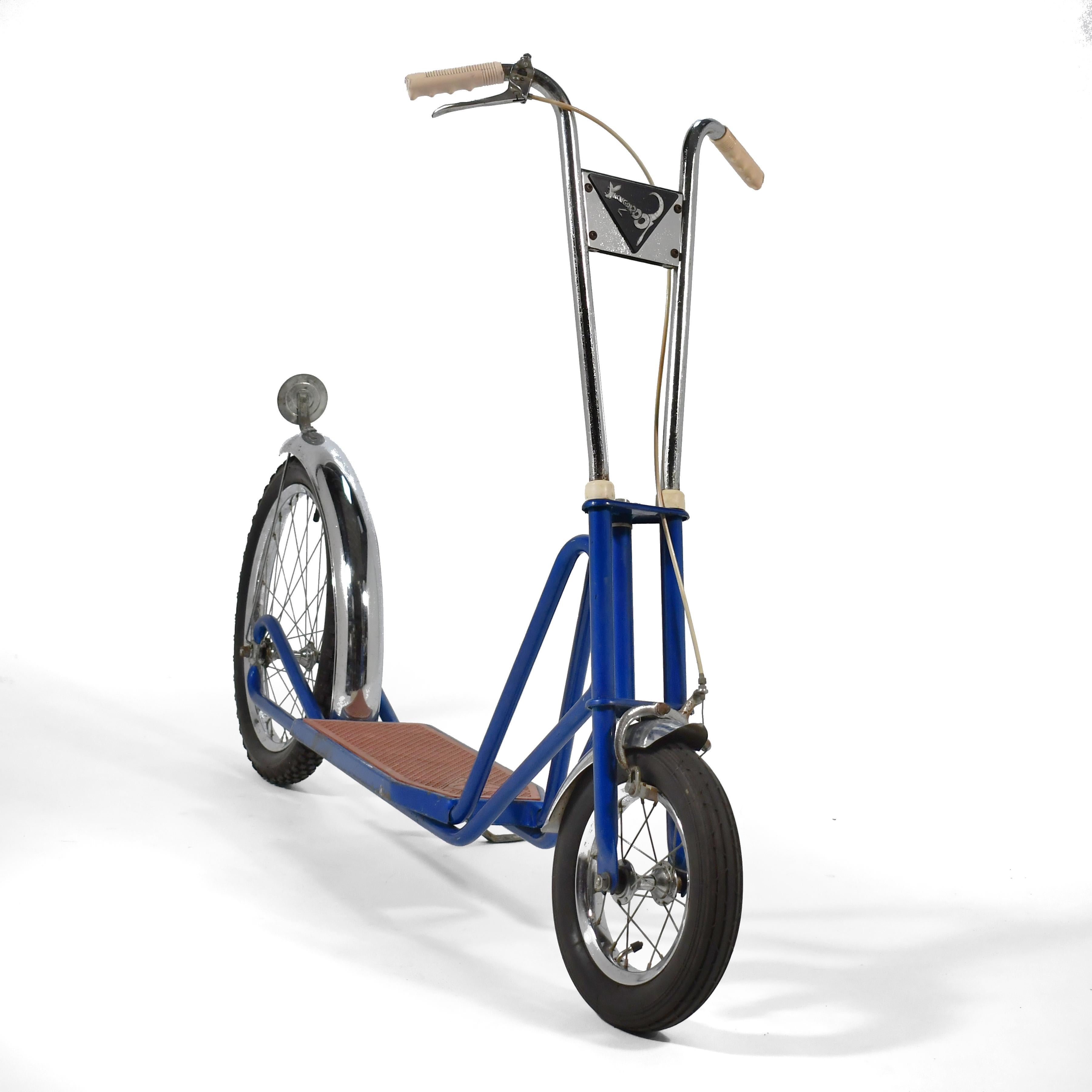 Mid-Century Modern Vintage Kangaroo Scooter Blue 1969 For Sale