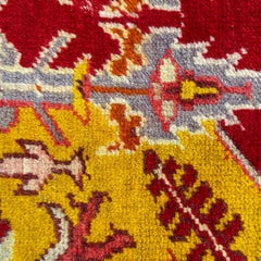 Vintage Karabagh Filigree Area Rug - 3' W x 5' 7" L