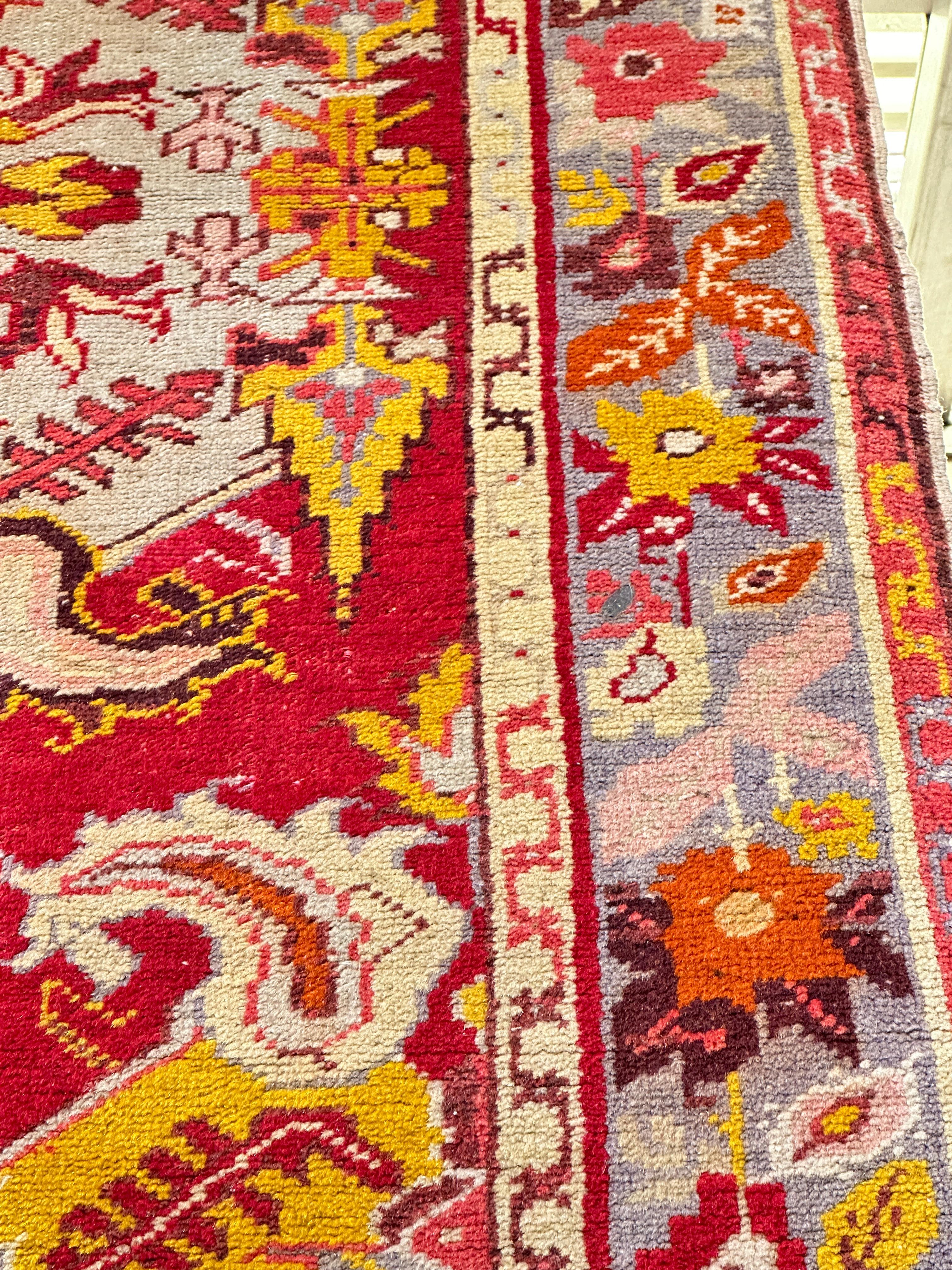 Azero Tappeto vintage Karabagh Filigree - 3' L x 5' 7
