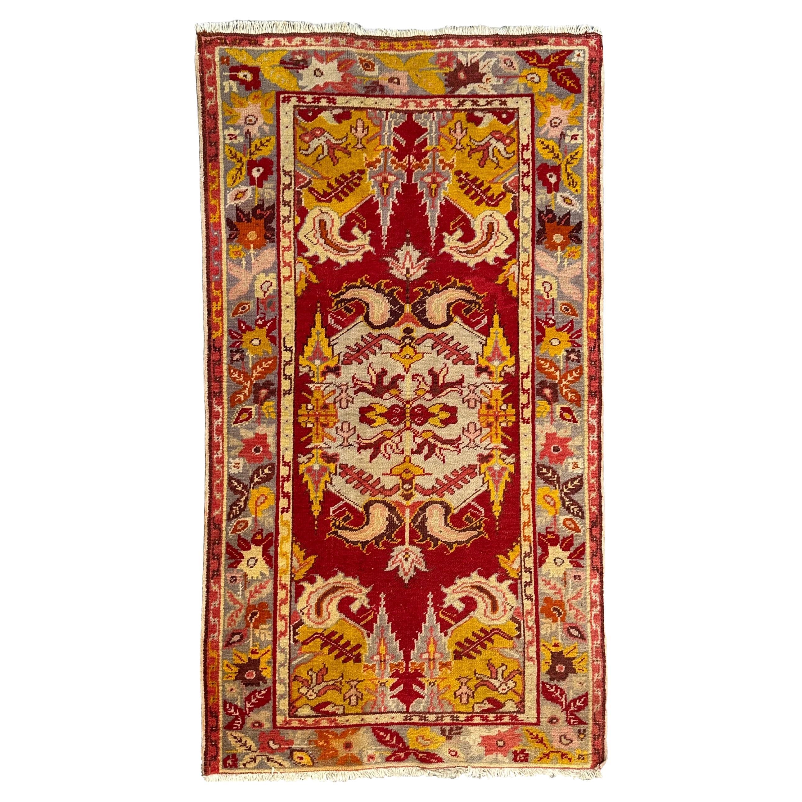 Tappeto vintage Karabagh Filigree - 3' L x 5' 7" L. in vendita