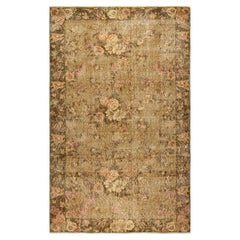 Tapis vintage Karabagh en Brown avec motifs floraux, de Rug & Kilim