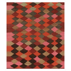 Vintage Karadagh Persische Kilim in Polychromatic Geometrische Muster von Rug
Kilim