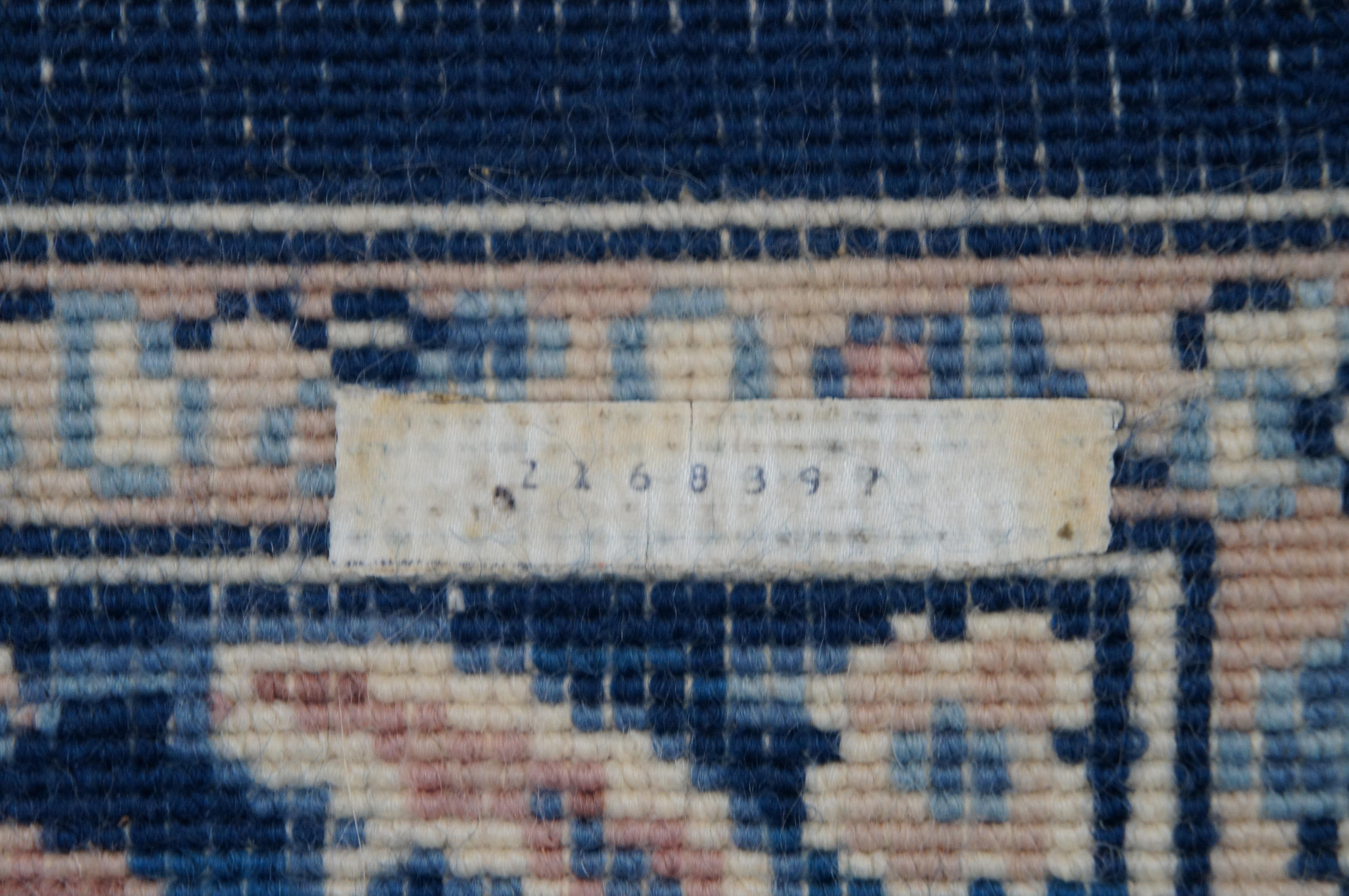 Vintage Karastan Blue Heriz Medallion 748 Area Rug Carpet Mat 3' x 5' 1