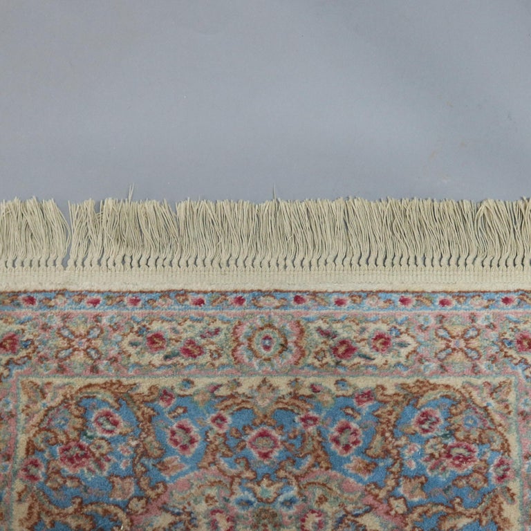 Vintage Karastan Ivory Medallion Kirman #711 Floral Oriental Rug, circa ...