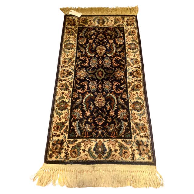 Persian Tabriz Mahi Fish Design Rug Runner For Sale at 1stDibs