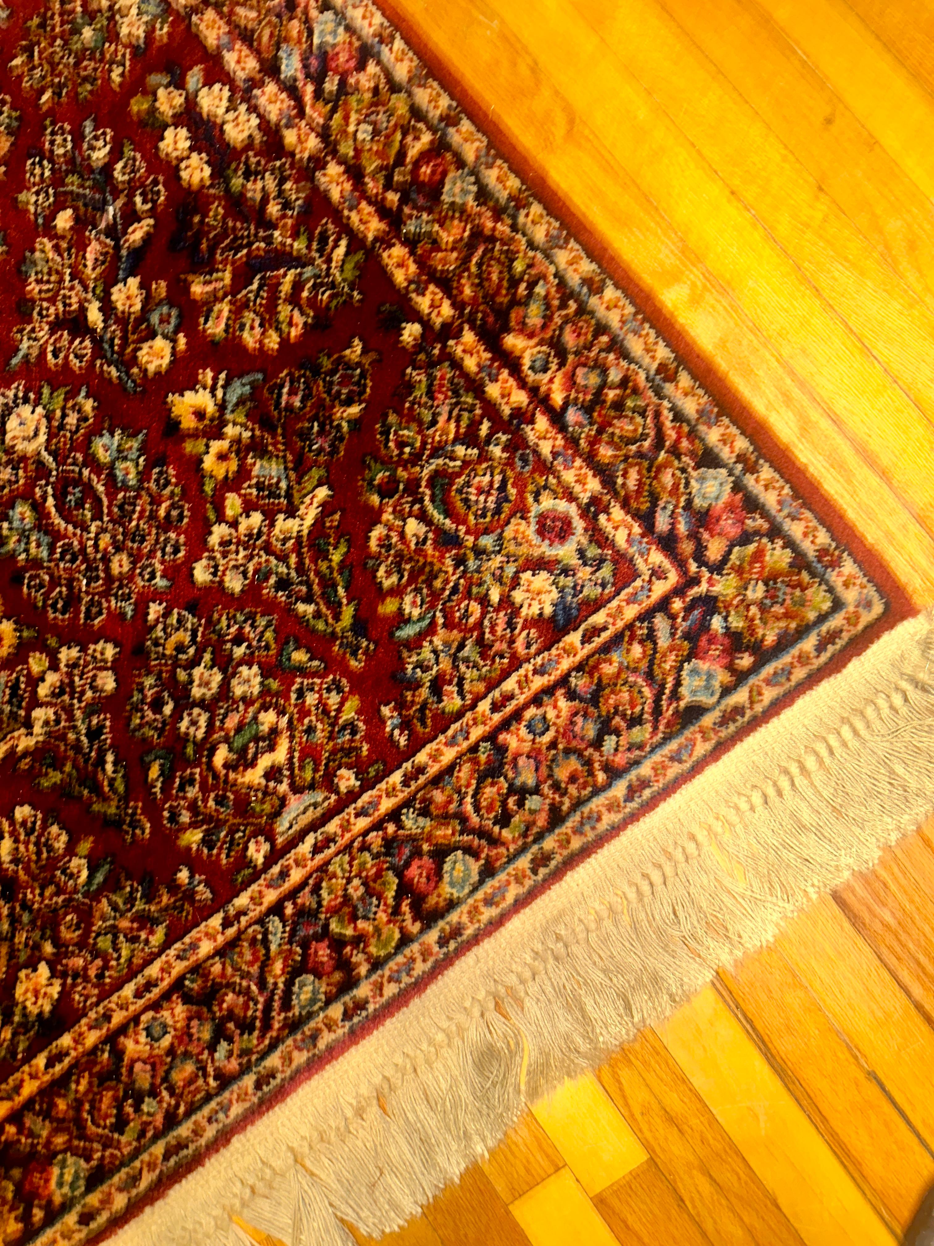 Vintage Karastan Rug - Red Sarough Design -  SIZE  34 in  by  60