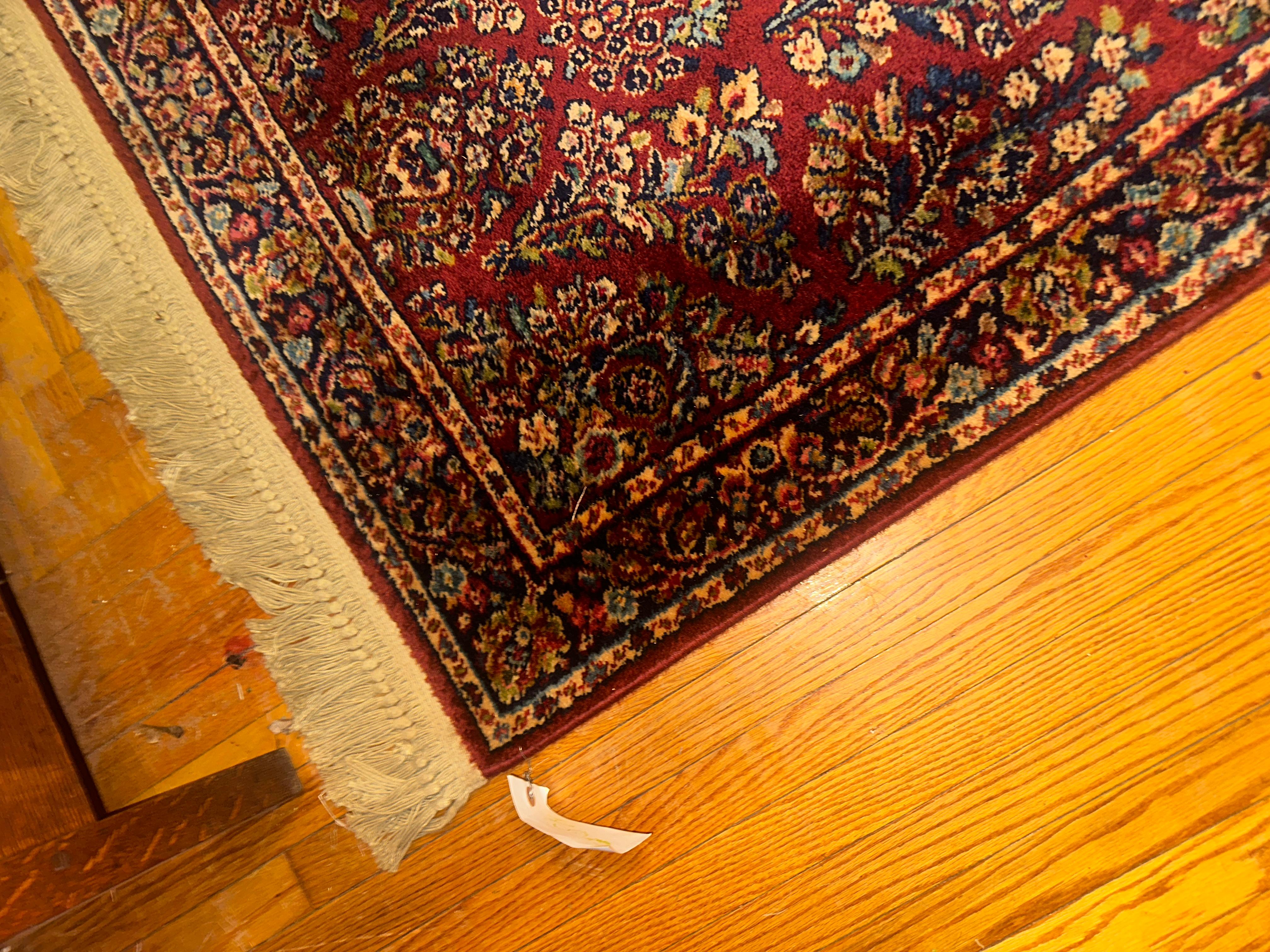 Vintage Karastan Rug - Red Sarough Design -  SIZE  34 in  by  60