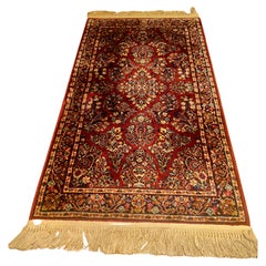 Alfombra Karastan Vintage - Diseño Sarough Rojo -  TALLA  34 en  por  60" RR5261