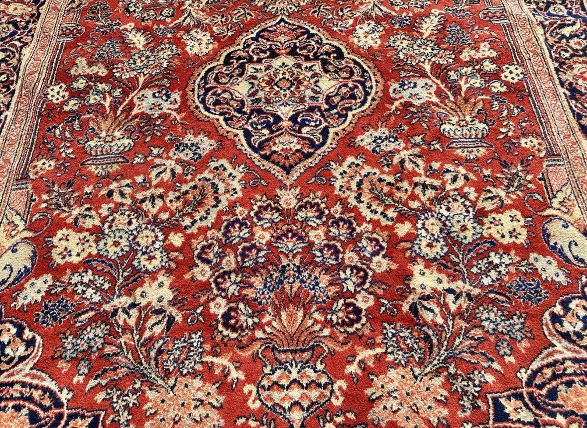 Alfombra KARASTÁN vintage con diseño Sarough - RR5133 en Bueno estado para la venta en Shamokin Dam, PA