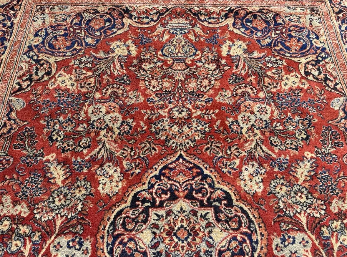 Alfombra KARASTÁN vintage con diseño Sarough - RR5133 finales del siglo XX en venta