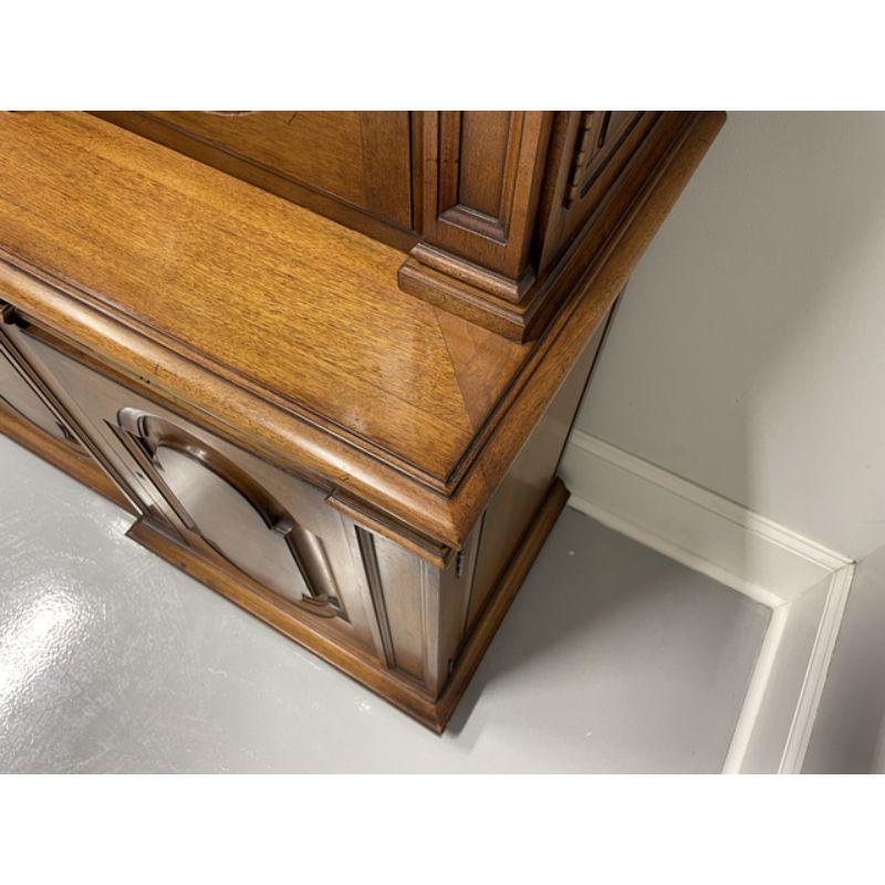 American KARGES Mediterranean Style Breakfront China Cabinet