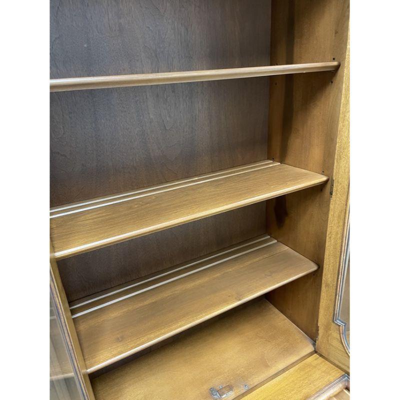 20th Century KARGES Mediterranean Style Breakfront China Cabinet