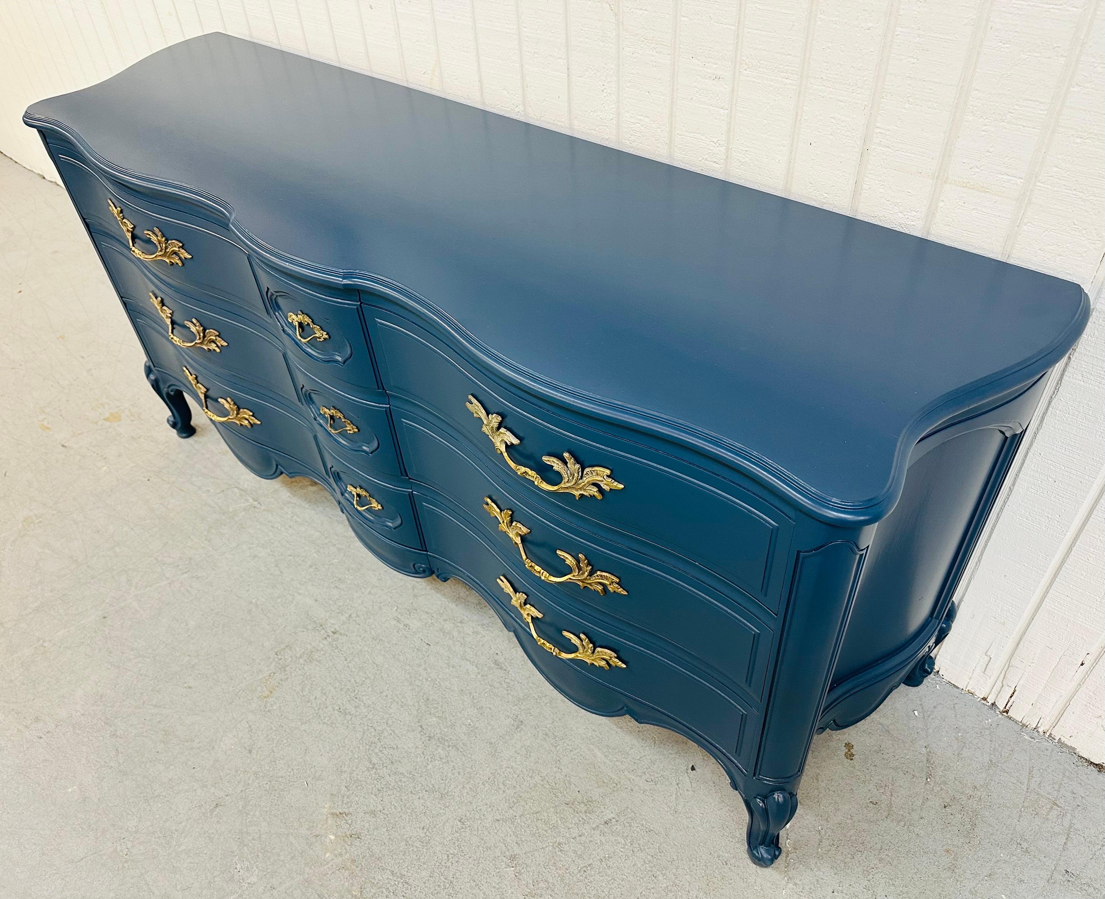 navy painted dresser