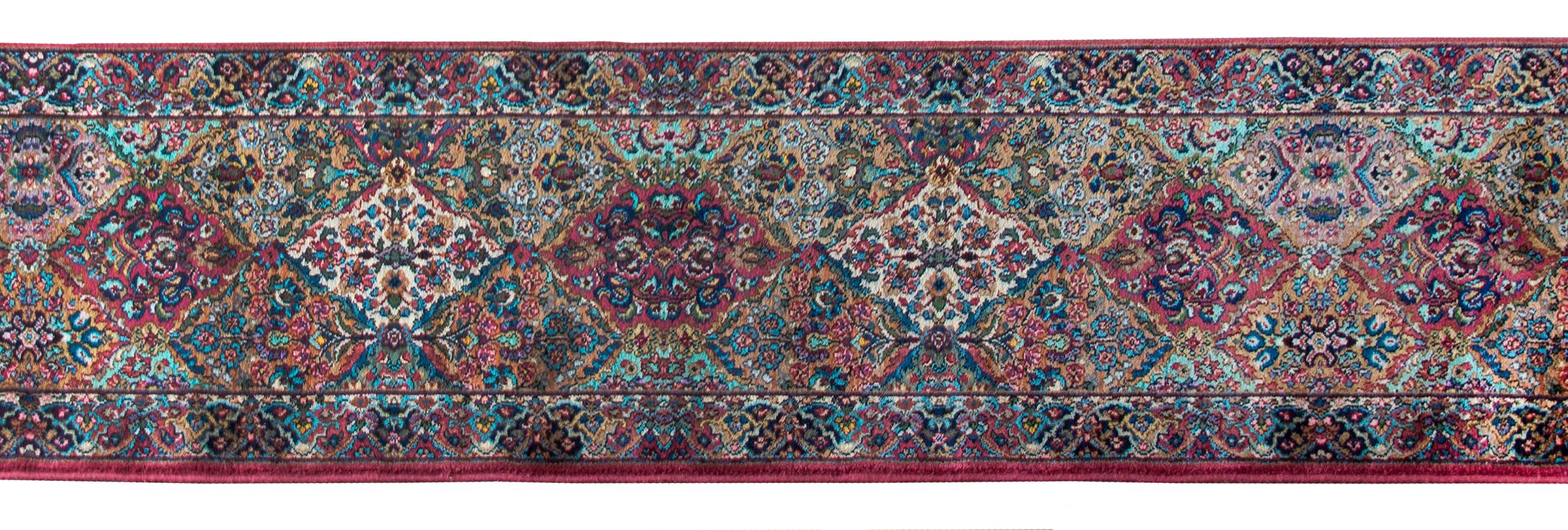 Camino de Mesa Vintage Karistan Kirman-Style Estadounidense en venta