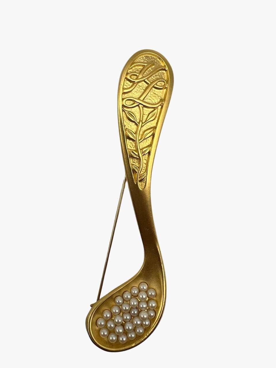 24k gold plated spoon
