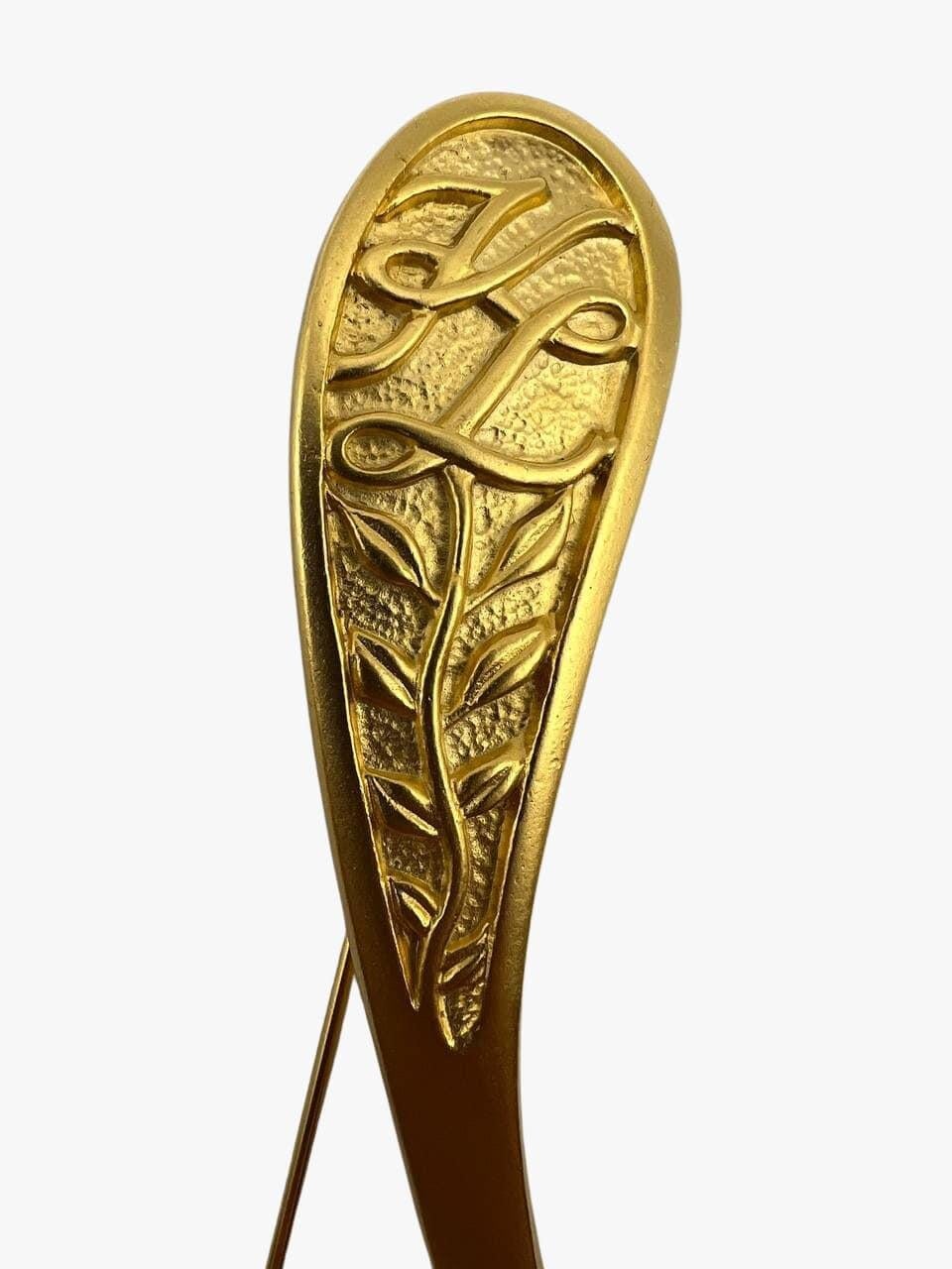 24k gold plated spoon