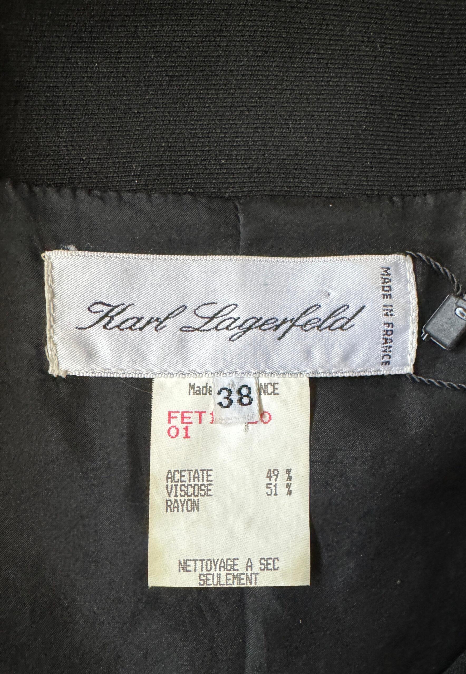 Women's Vintage Karl Lagerfeld beaded evening jacket, 1990s For Sale