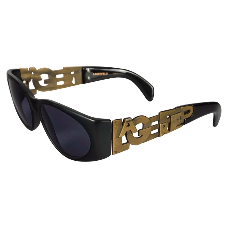Vintage KARL Bronze Spelled Logo Sunglasses at 1stDibs | karl lagerfeld sunglasses, karl sunglasses, karl lagerfeld glasses
