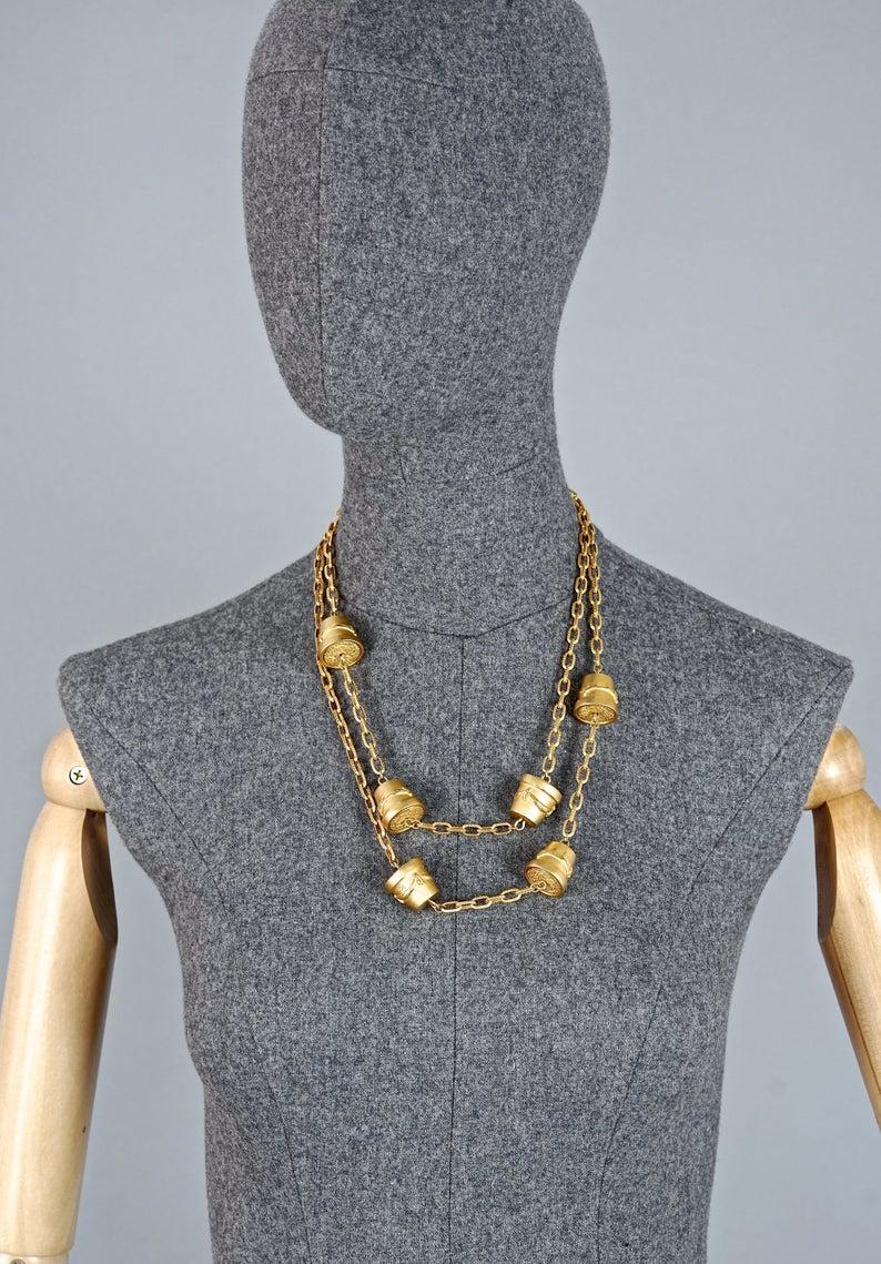 Collier fantaisie vintage KARL LAGERFELD Flower Pot Gardening Pour femmes en vente