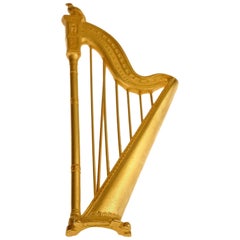 Vintage KARL LAGERFELD Harp Limited Edition Novelty Brooch