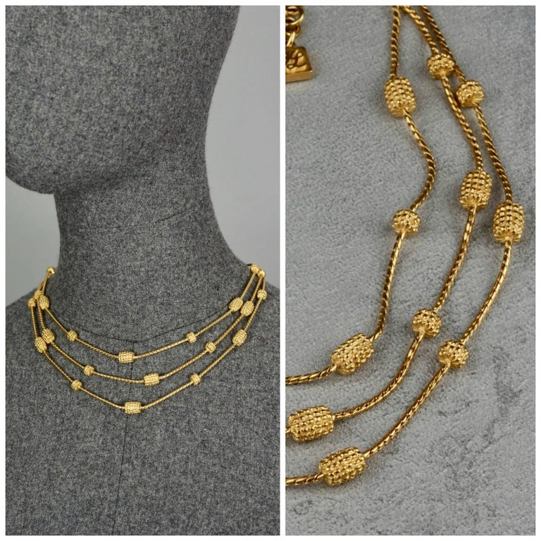Collier Fantaisie Vintage Métal Breloques - Montres & Bijoux