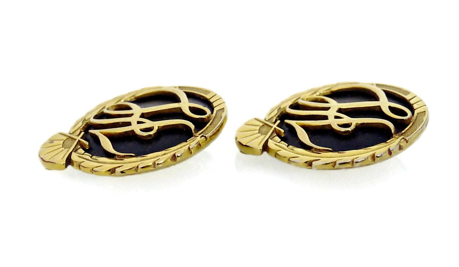 karl lagerfeld vintage earrings