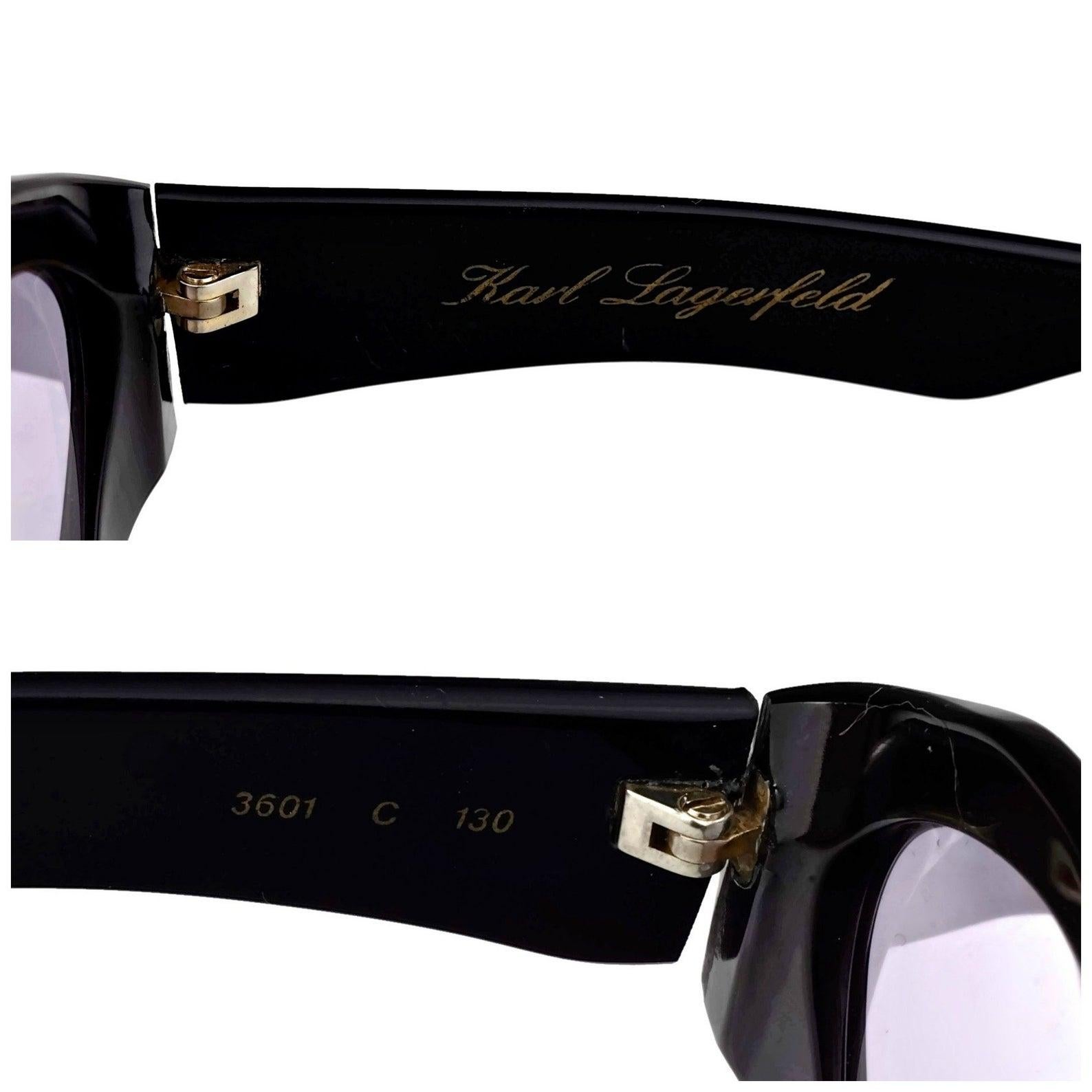 Vintage KARL LAGERFELD KL Logo Sunglasses For Sale 4