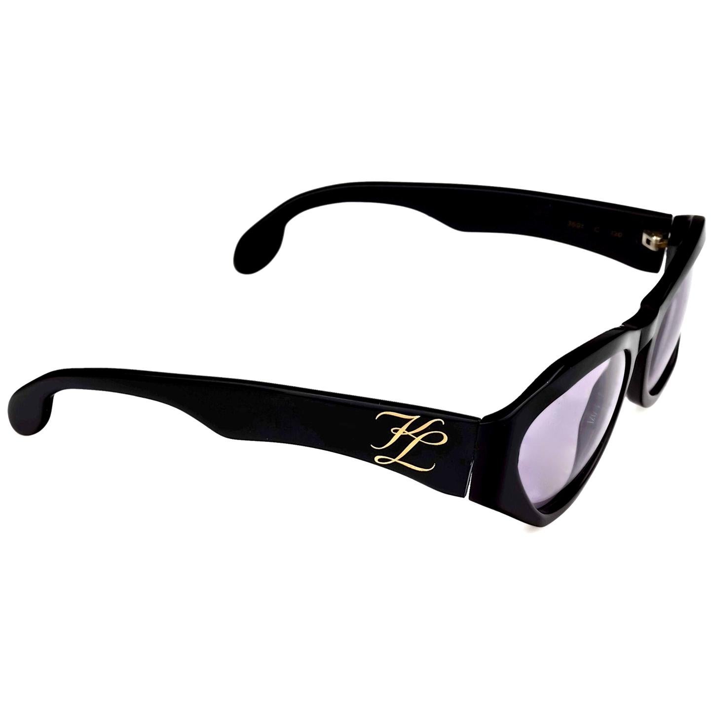 Vintage KARL LAGERFELD KL Logo Sunglasses