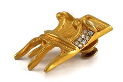 Vintage KARL LAGERFELD Louis XVI Chair Tie Tack Pin Brooch