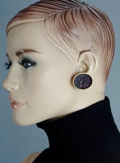 Vintage KARL LAGERFELD Putti Cherub "Every Cloud Has a Silver Lining" Earrings